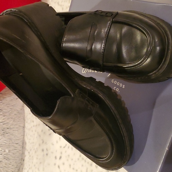 Black Slip On Loafers - Picture 4 of 5